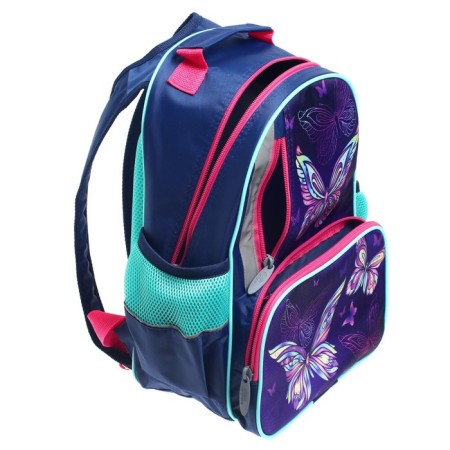 School backpack, 37 x 26 x 13 cm, ergonomic back, calligrata ORT "Butterfly"-12