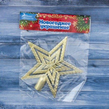 Top "Star" texture, 15x15 cm, gold-1
