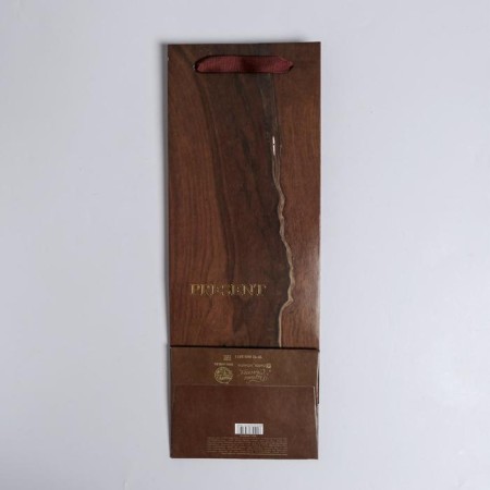 Gift Pack Laminated for a bottle, packaging, Wood Present, 13 x 36 x 10 cm-3