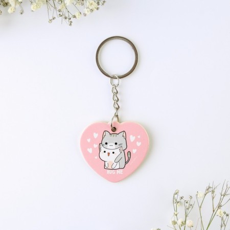The gift set “Kus is for love”, badge + keychain, 8.3 x 12 cm.-2