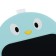 A tablet for drawing and notes Luazon "Penguin", 9 ", blocking function, blue