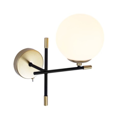 Sconces Arte Lamp Arkab A22225AP-1BK, E14, 40 W, 20x24x28 cm, black