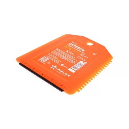 Square scraper with airline AB-P-01