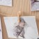 Photo frame plastic in 8 photos 9x13 cm "Craft" with clothespins 50x40x1.2 cm