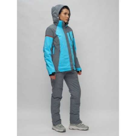 Ski suit female, size 42, blue color-25