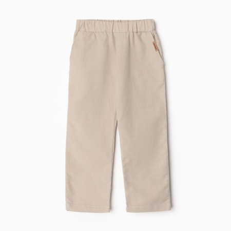 Baby trousers, gray color, height 98 cm