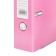 A4, 75 mm, calligrata registrar folder, PVC, embossing "Len", metal edging, pocket for a spine, assembled, assembled, mix