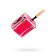 Sex Machine suitcase Diva Wiggler, 2 nozzles, metal, pink color, 17 cm