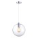 STL LUCE Sus. SL1056.123.01. Noor. 1x60 W, E27, 30x30x160 cm, chromium color