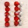 Set of balls plastic D-6 cm, 20 pcs "straw" mix