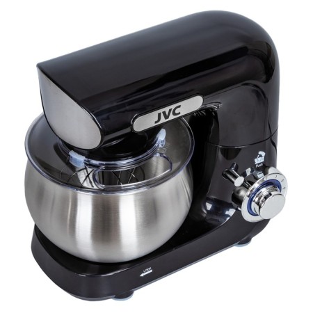 Mixer JVC JK-MX401, Planetarny, 1300 W, 4 L, 6 speeds, 3 nozzles, black-3