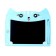 A tablet for drawing and notes Luazon "cat", 8.5 ", color display, blue