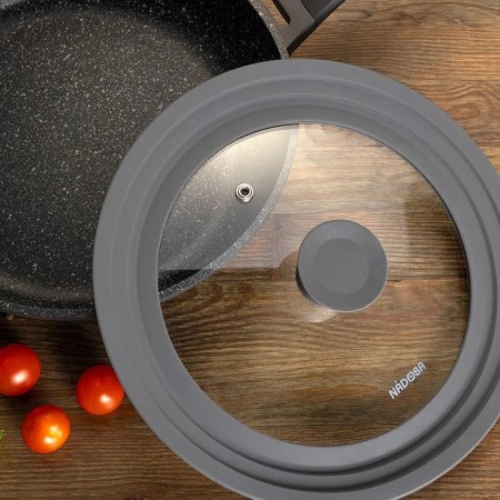Universal cover with silicone rim, 24/26/28 cm-2