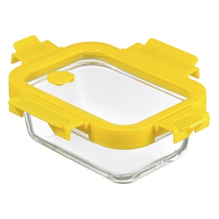 Smart Solutions baking and storage container, rectangular, with a lid, 370 ml, yellow color-4