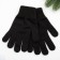Male gloves, black color, size 22