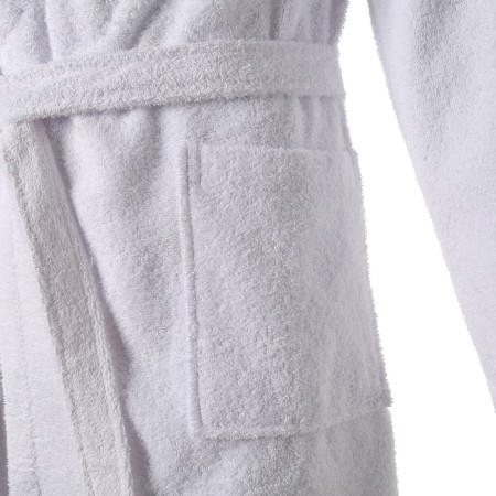Terront Ethel bathrobe, male size 48-50 color white, 100% cotton, 320 g/m2-8