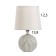 Pobeo desktop lamp 1x40W E14 gray 14.5x14.5x24cm