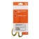 Office scissors 20 cm, with plastic handles and rubber inserts