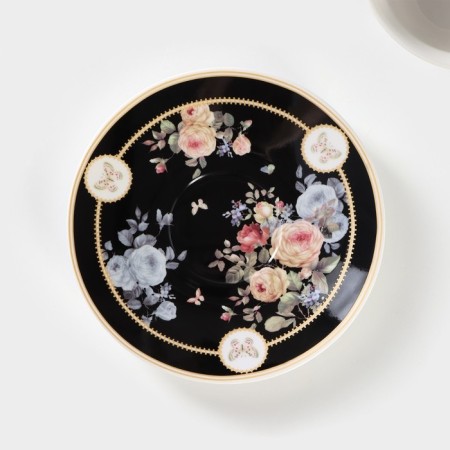 Tea couple ceramic "cobalt", 2 items: a cup 230 ml, a saucer d = 15 cm-2