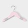 Shoulders - LadoM hangers, 3 pcs, children, 27 × 18 cm, pink color