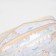Lightning cosmetic bag, beige color