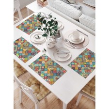A set of napkins for setting the table 