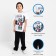 A set for a boy (T-shirt, trousers) KAFTAN "HYPE", height 164-170, white/black color
