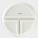 Porcelain plate for proper power supply, D = 23 cm