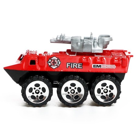 Set of metal machines "Fire Service", in the set 15 pcs-12