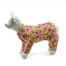 Demicine -zone overalls on the fleece OSSO, 30 unisex, mix of flowers