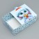 Folding box "Bunny with a gift", 15 x 15 x 8 cm, new year