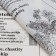 Matte film "Floristic article" White, 0.58 x 0.58 m