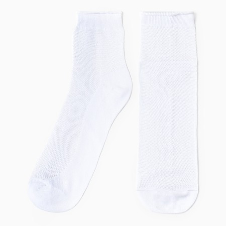 Male socks, white color, size 27