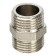 NIPPEL STUT SFT-0004-001212, 1/2 ", external/external thread, nickelled brass
