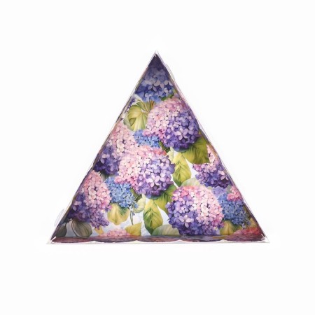 Box for confectionery products with PVC Lid "hydrangea", 18 x 3 cm-1