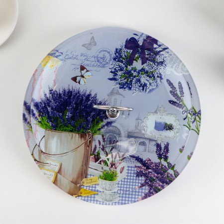 Fruitor Glass Buel -tier round Daulay "Lavender", D = 25/20 cm-2