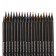 Caucal pencils 36 colors Blackwoodcolor, plastic, three -sided, mix