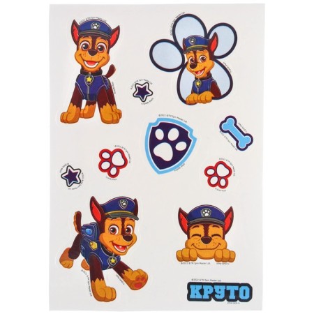 Notebook gravity, 10 sheets, sheet of stickers, Stiekhel, A6 "Cool" format, puppy patrol-1