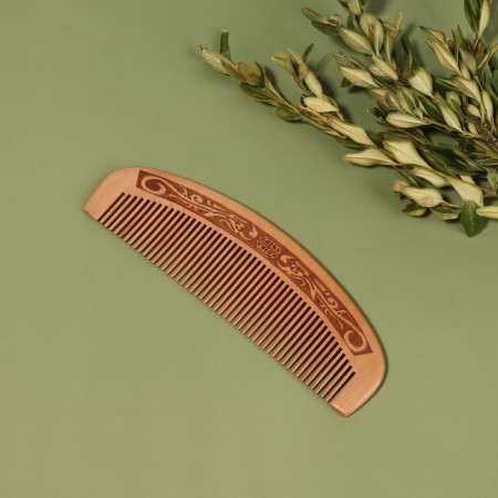 Comb - crest, 17 × 5.2 cm, color "dark tree"-2