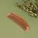 Comb - crest, 17 × 5.2 cm, color "dark tree"