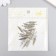 Decor for creativity Metal "Peryshko" silver set 20 pcs 2.6x0.7 cm