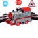 The Cracking Railway, 2 Trains, Railway Strelka, works from batteries, light and sound