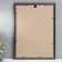 Photo frame plastic 25x35 cm, gray with gold (plastic screen)