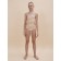 Swimsuit for girls, height 128-134 cm, orange color