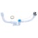 Siphon for the bathtub "Ani Plast" E255, adjustable with the release, overflow 1 1/2 ", flexible pipe