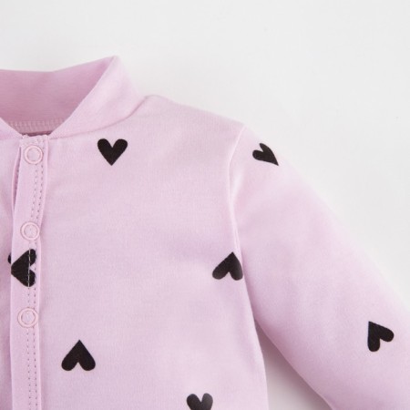 Combineson crumb I am “hearts”, pink color, height 68-74 cm-2