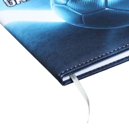 Universal diary for grade 1-11 Football Time, solid cover, artificial leather, foam rubber, liesse, 80 g/m2-3