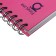 A notebook B5 80 sheets in a cage on a spiral Erichkrause TropiSal Fineline, B5, glossy, laminated mix