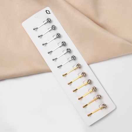 Crying clip "Crystal" ball, color mix (indivisible packing 12 pcs., Price per pcs.)-2