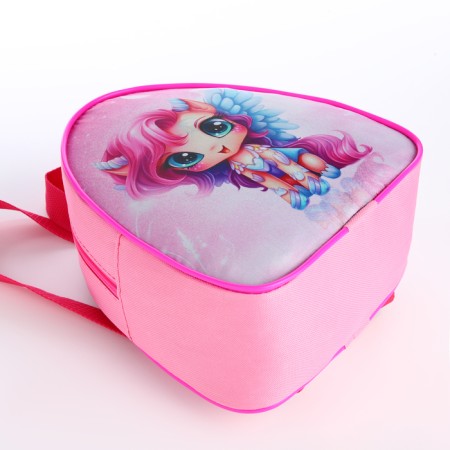 Baby backpack on lightning, pink color-3